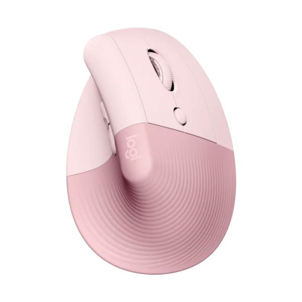 MOUSE LOGITECH INALÁMBRICO BLUETOOTH LIFT VERTICAL ERGONOMIC ROSE DARK