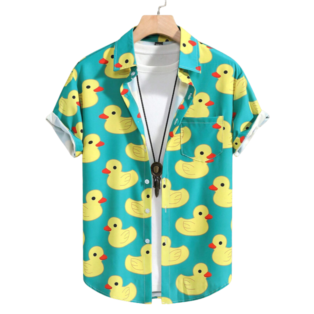 CAMISA CON ESTAMPADO PATO