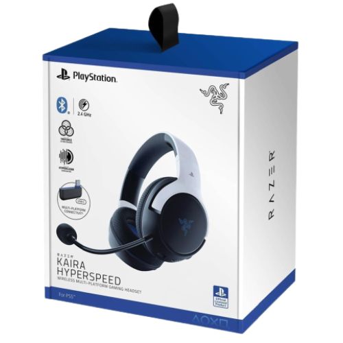 HEADSET RAZER GAMER KAIRA HYPERSPEED PLAYSTATION 5 NASA