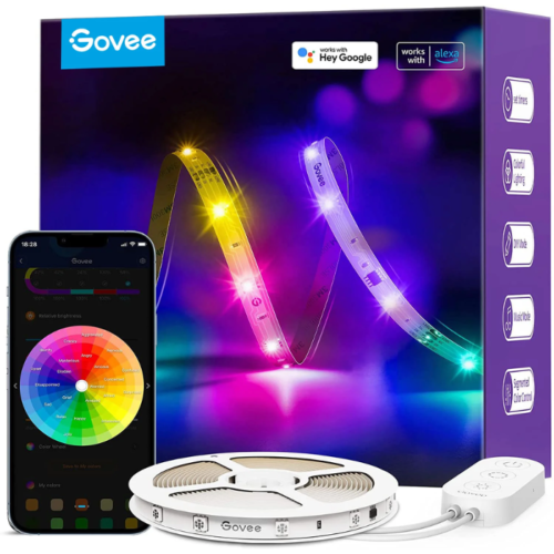 LUCES GOVEE BASIC WIFI RGBIC + BLUETOOTH LED STRIP 10M